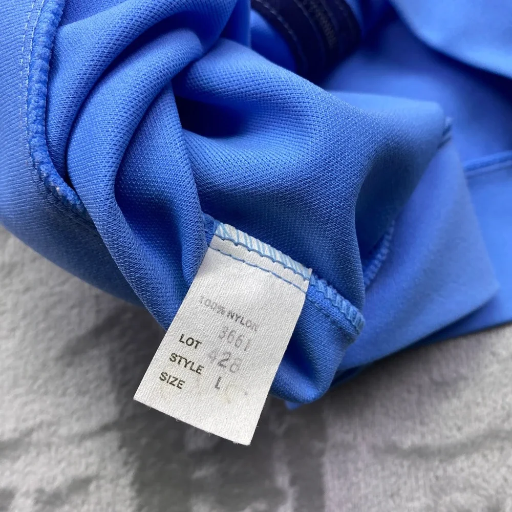 VTG The American Lifestyle Blue Track Jacket Athletic Retro Sportswear L‎ USA